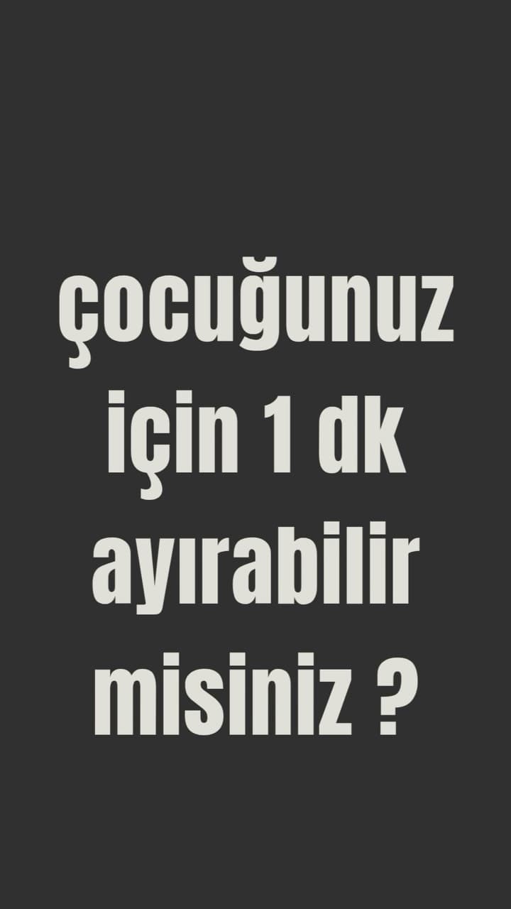 Çocuğunuz için 1 dakika ayırdınız. ❤️
Şimdi sıra bizde. 🤖
Yorumlara “DEMO DERS” yazın, size ulaşal