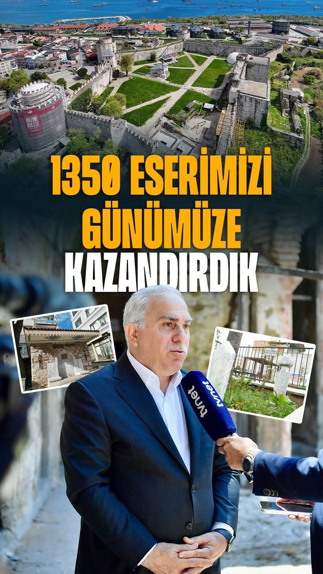 Fatih’in her köşesinde ihya sürecimiz devam ediyor.
Kültürel mirasımızı korumak ve yarınlara taşıma