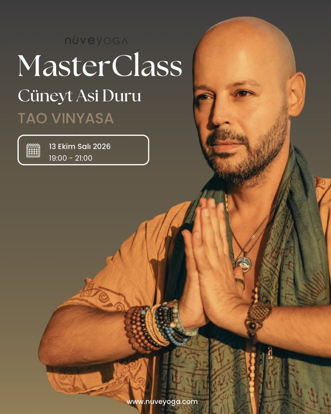 Nuve Yoga’da MasterClass dersleri başlıyor! Her ayın ikinci Salı akşamında süpriz bir hocamızla yapa