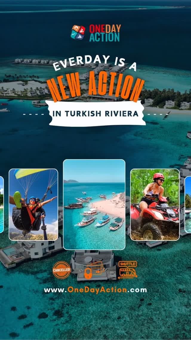 🇹🇷🇬🇧— 🌞 Discover the Charm of the Turkish Riviera with One-Day Tours: Join Us in All Districts
