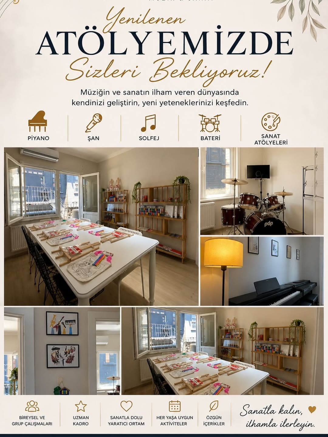 Müziğin, sanatın ve üretmenin bir araya geldiği sıcak ve keyifli ortamımızı sizler için yeniden hazı