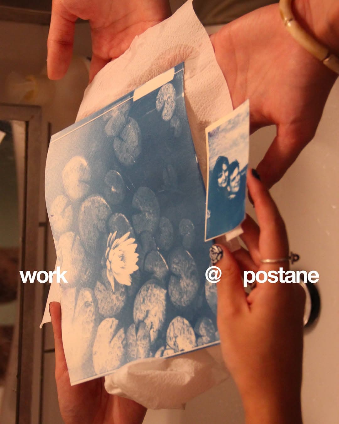 Some of your recent work at our cyanotype workshop at @postaneistanbul
