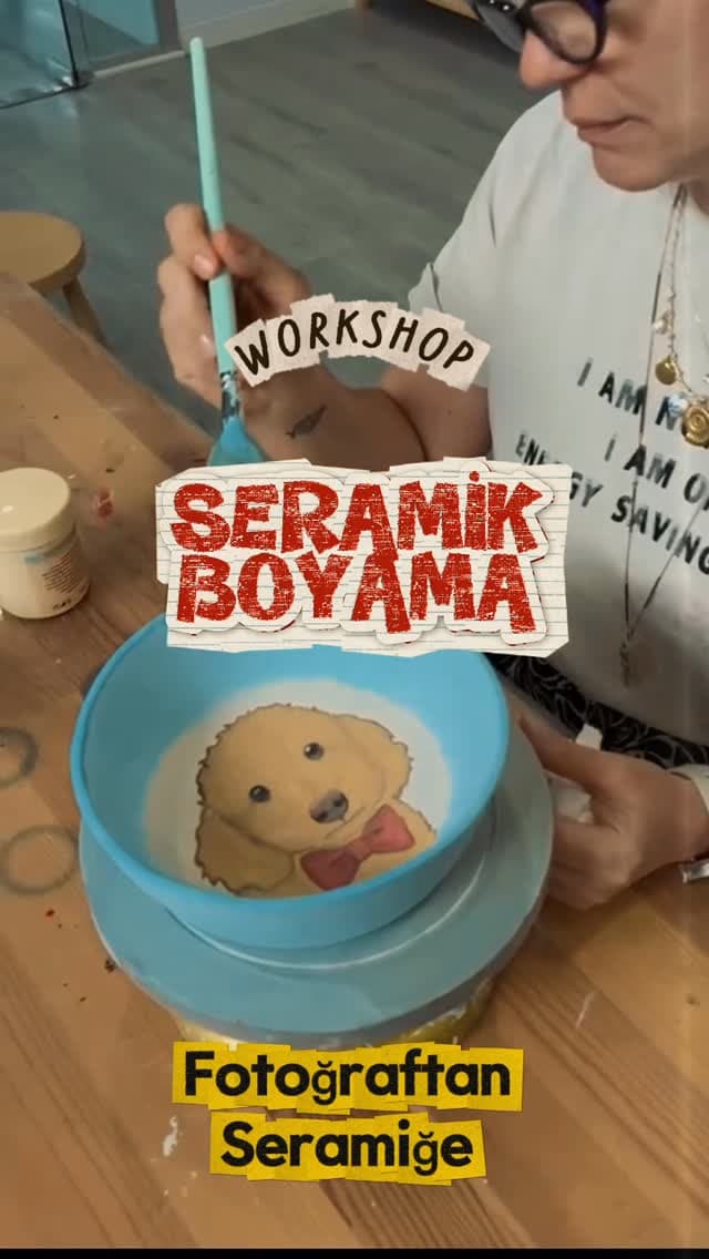 Bir fotoğraftan başlayıp elde tutulur bir hatıraya dönüşen o süreç… 🤍
Bu seramik boyama workshopun