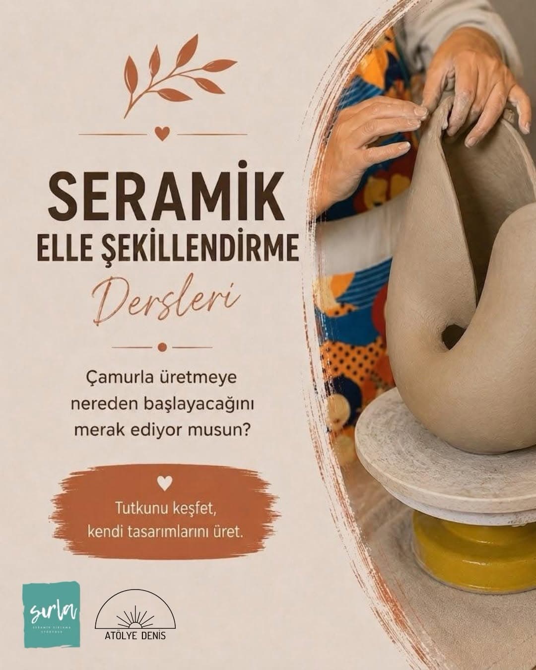 Seramiğe başlamak istiyorsun ama nereden başlayacağını bilmiyor musun?
Belki de tam olarak başlaman