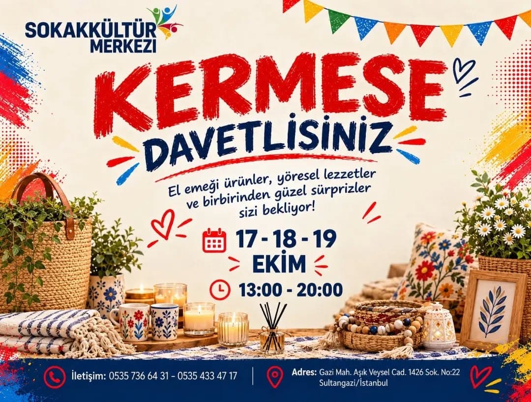 Emeği, Dayanışmayı ve Sokağın Sesini Büyütmeye Çağırıyoruz! 🌿
Sokak Kültür Merkezi yararına düzenl