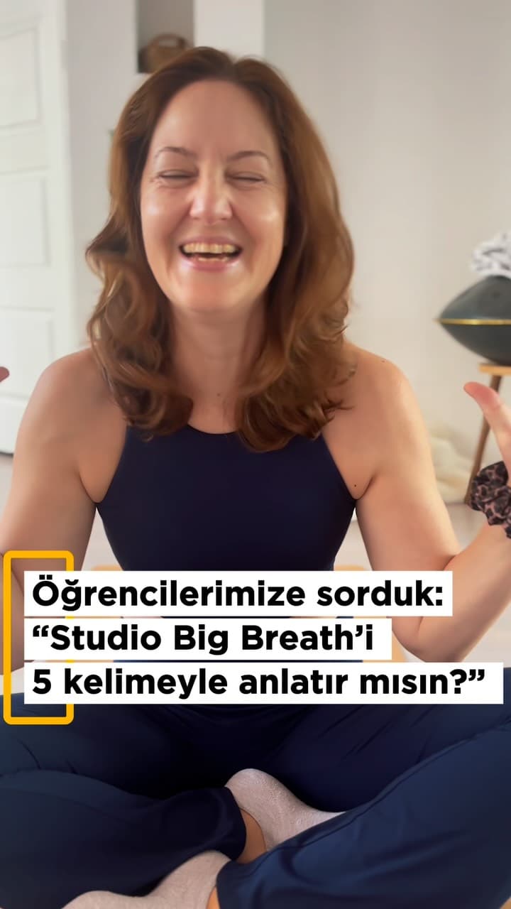 Studio Big Breath’ı 5 kelimeyle anlatsak… 🤍🌿
Yoga öğrencilerimize sorduk. Cevapları izleyince der