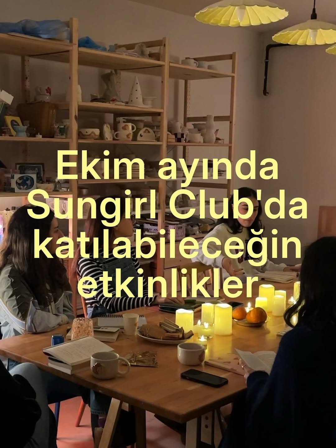 Ekim ayında Sungirl Club 🤍
Bu ay iki etkinlikte buluşuyoruz. Detaylar ve biletler "Ekim Takvim" sa