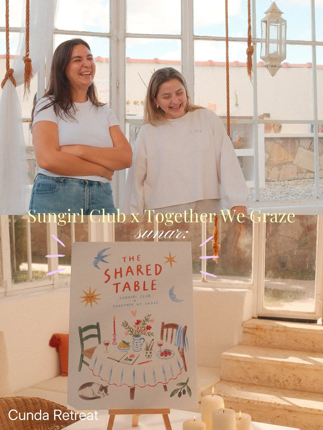 Sungirl Club x Together We Graze sunar: The Shared Table 🧀🍽️✨
Uzun zamandır hayalini kurduğumuz 3