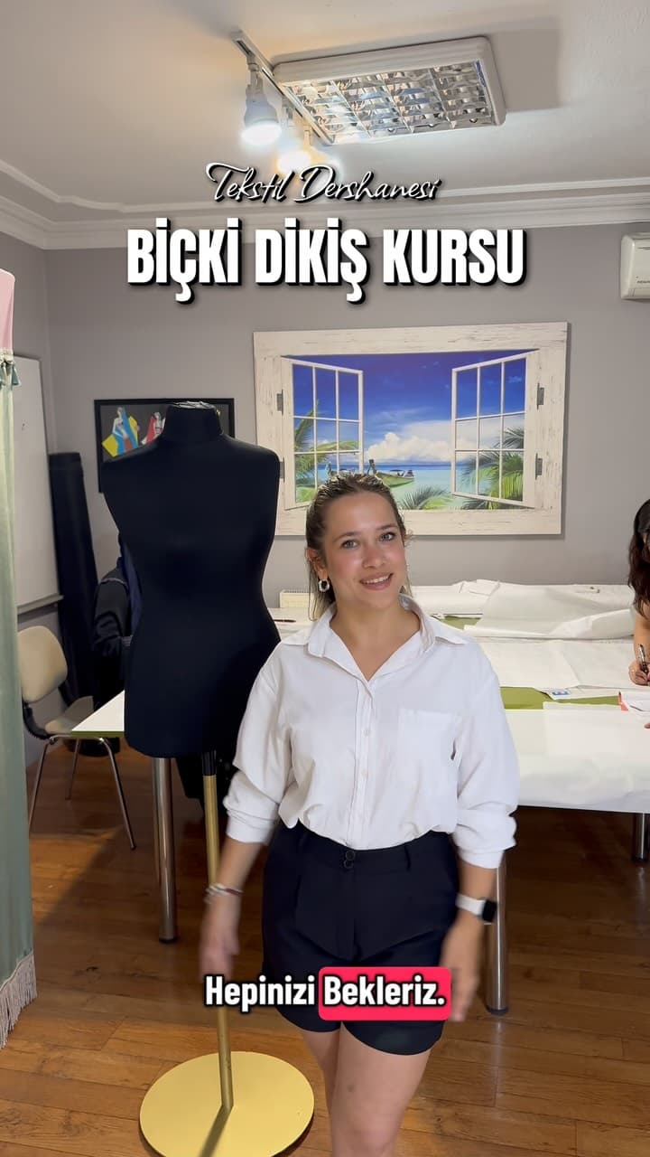 Dikiş Kursumuz başlıyorr🎉
•Kişiye özel makineler
•Maksimum 8 kişilik sınıflarda birebire yakın uygu