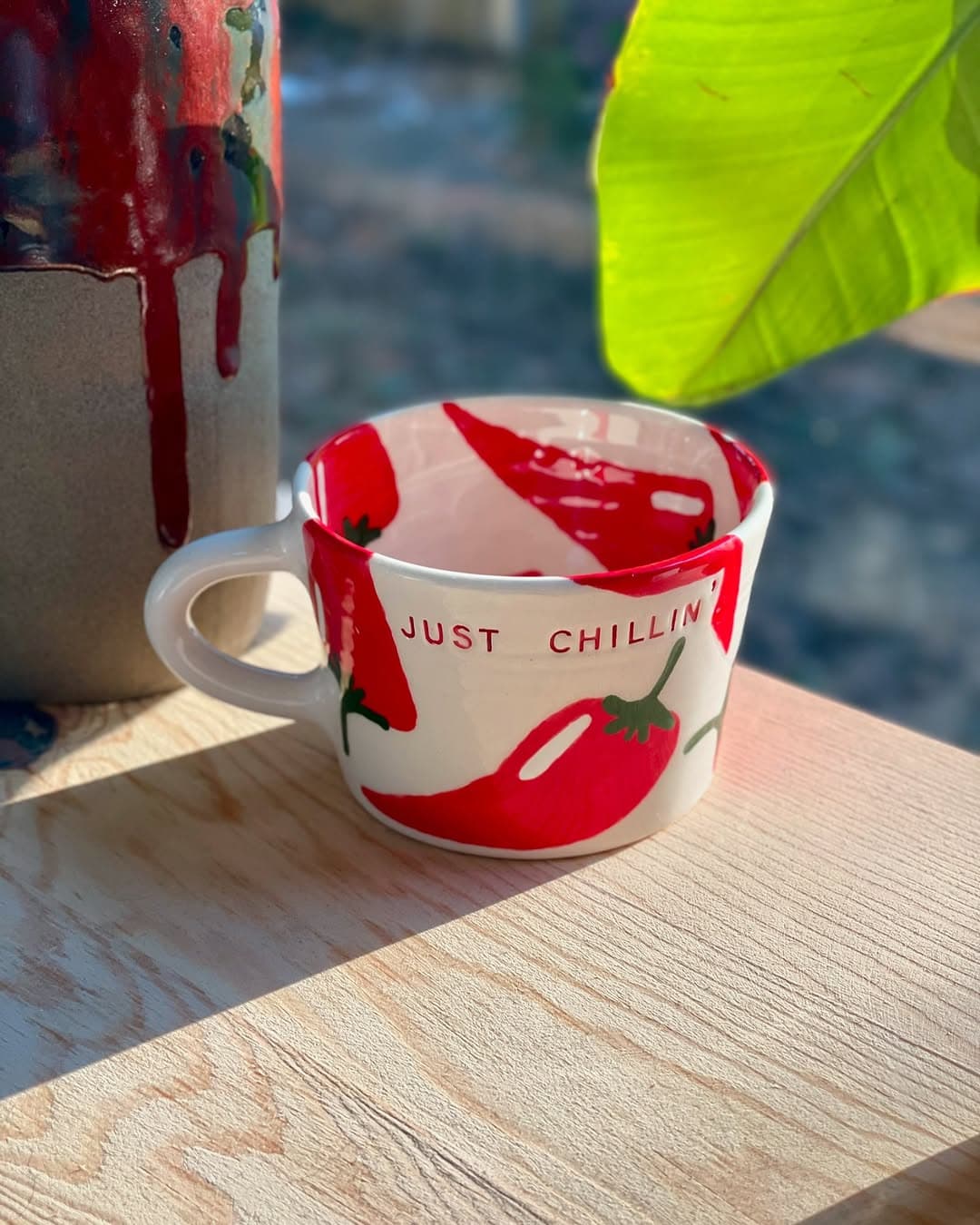 chilli chilli baby 🌶️
#ceramic #coffeemug #handmade #ceramicart #etsyshop #coffeelover