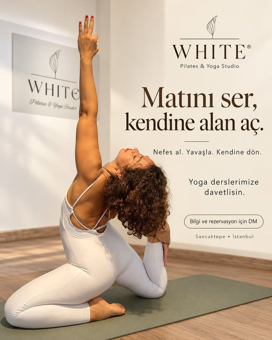 Günün koşuşturmasına küçük bir ara. 🤍
Nefesine odaklanmak, bedenini dinlemek ve kendine zaman ayır