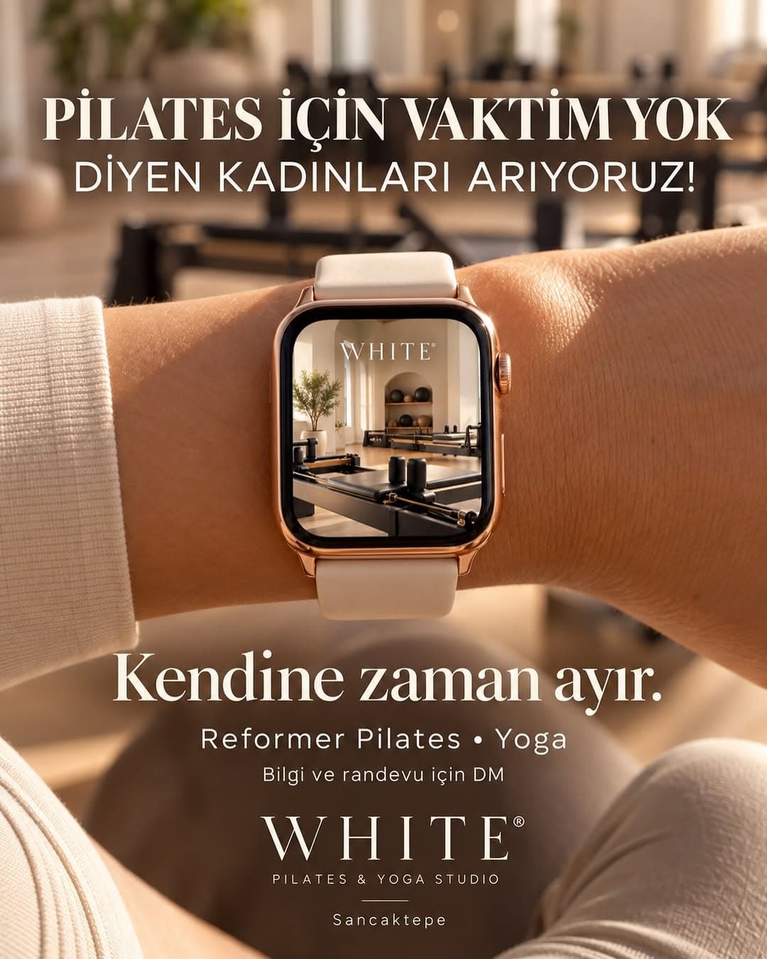 Günün herkese yetiyor… Peki sana? 🤍
Yoğun temponun içinde kendine de yer aç. WHITE®’ta Reformer Pi