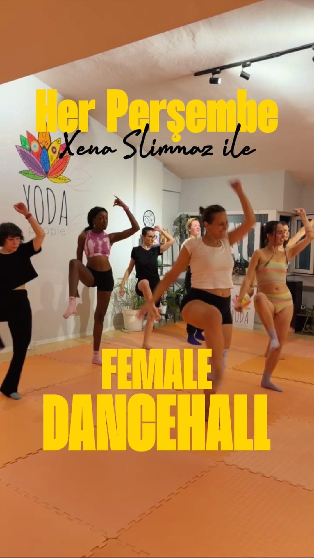 Yeni başlangıç seviye dancehall sınıfım full enerji ve gülen yüzlerle başladı😍 Eğlenerek dancehall’
