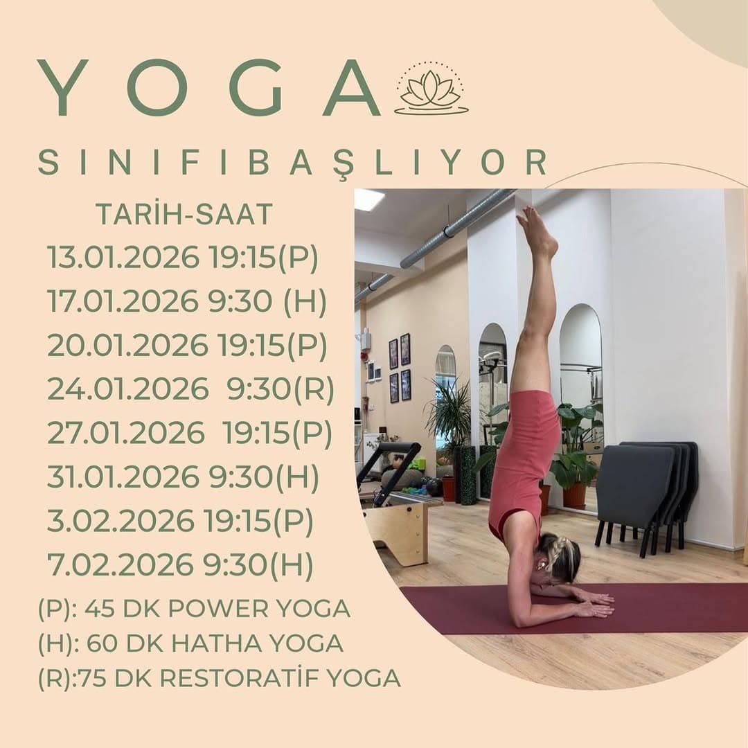 Yoga Sınıfımız Başlıyor✨
Detaylı bilgi için bizimle iletişime geçin✨
#yoga #karşıyakayoga #örnekkö