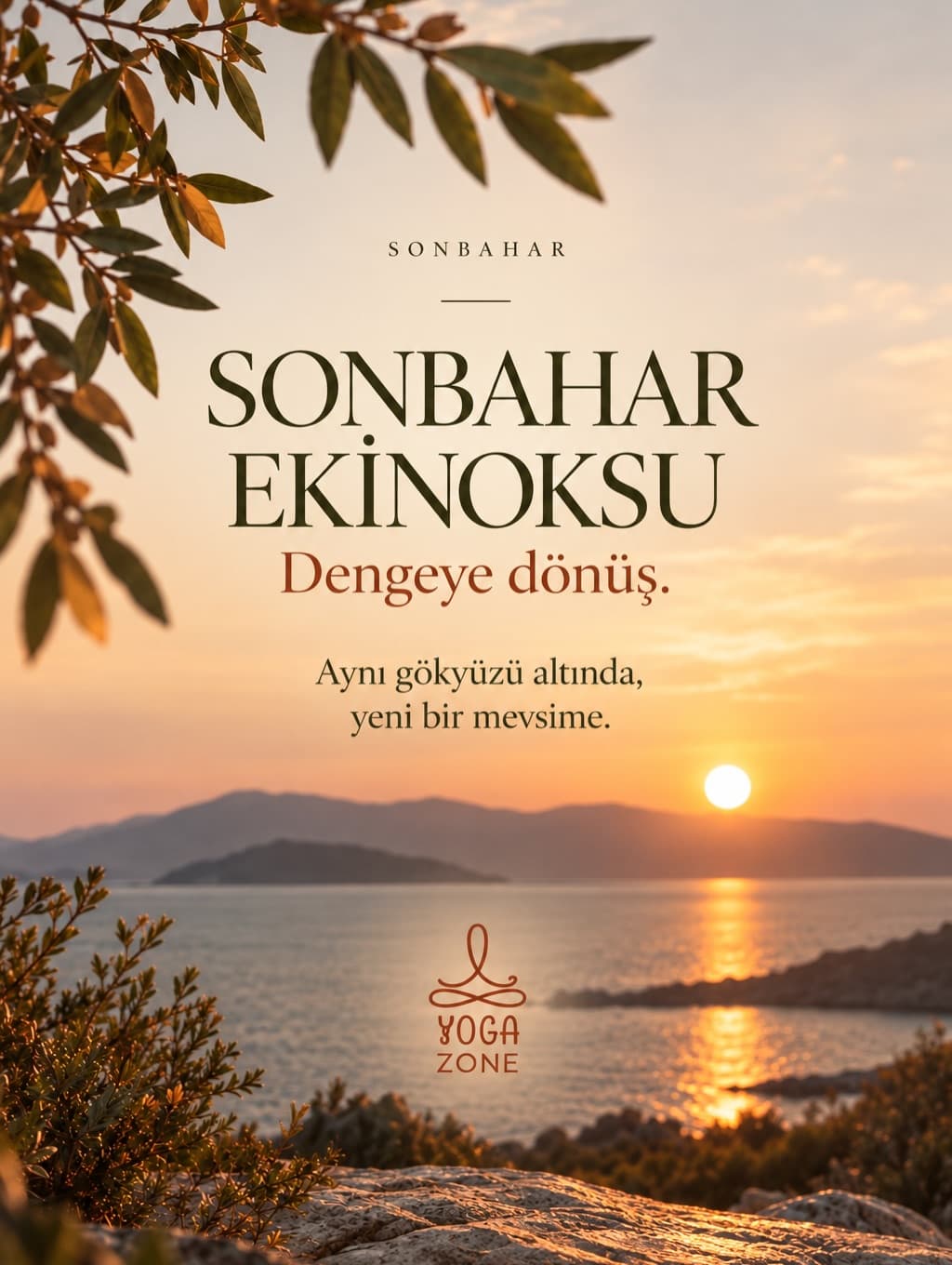 Sonbahar Ekinoksu 🍂
Doğa mevsim değiştirirken bize de hatırlatıyor:
Her şeyi yanında taşımak zorun