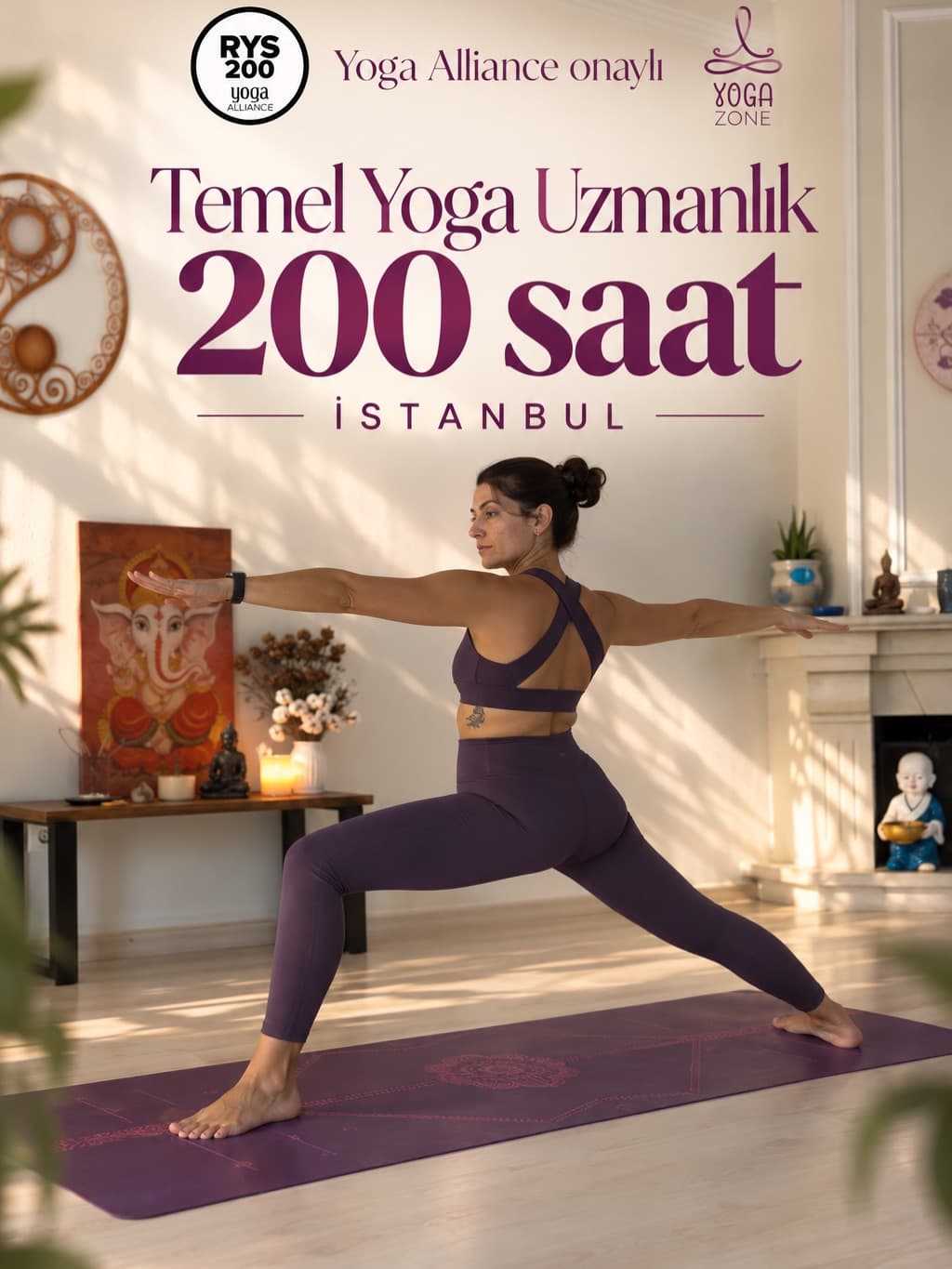 Yoga Alliance Onaylı 200 Saat Temel Yoga Uzmanlık Programı | İstanbul
Yoga pratiğini derinleştirmek