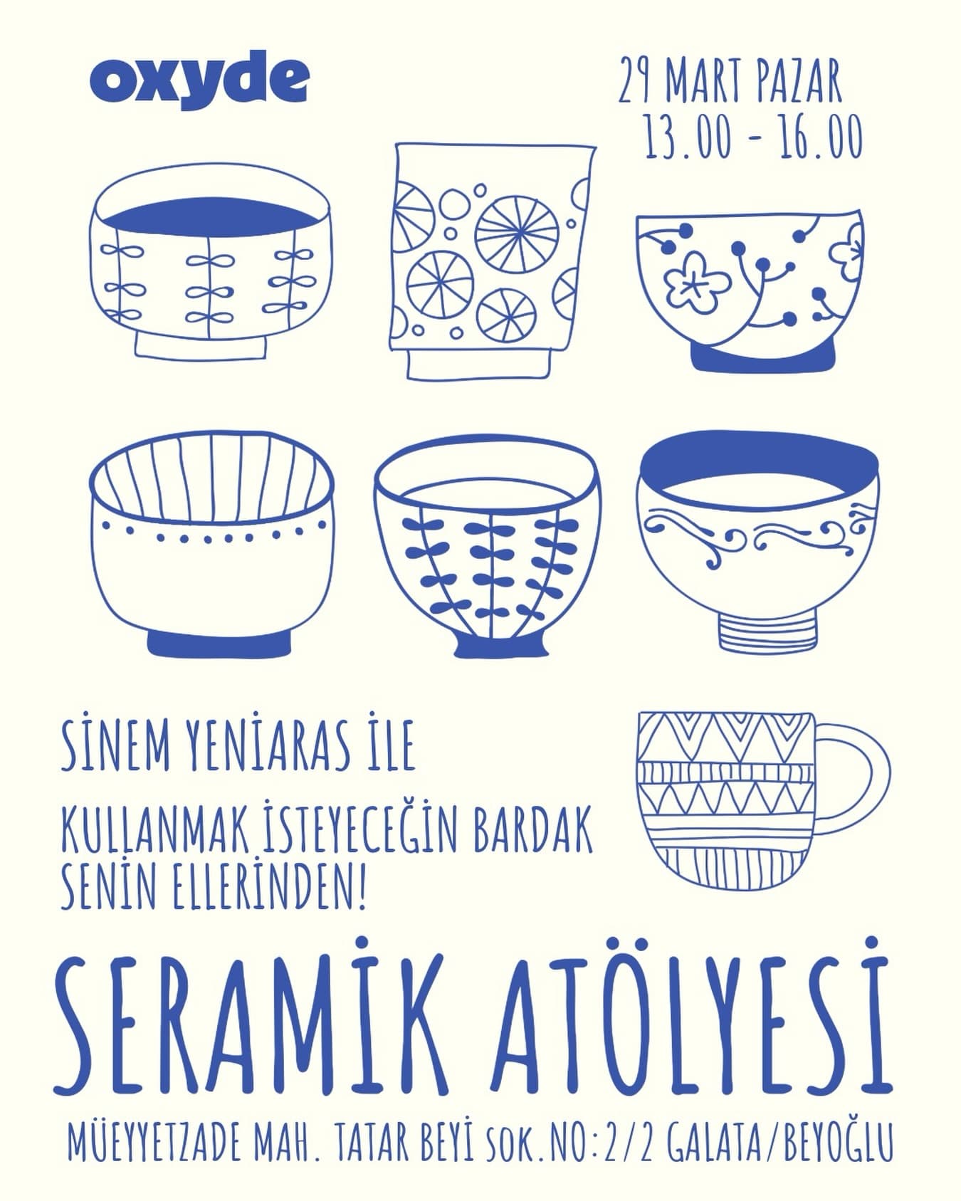 Oxyde Earthouse Seramik Bardak Atölyesi — Fotoğraf 7